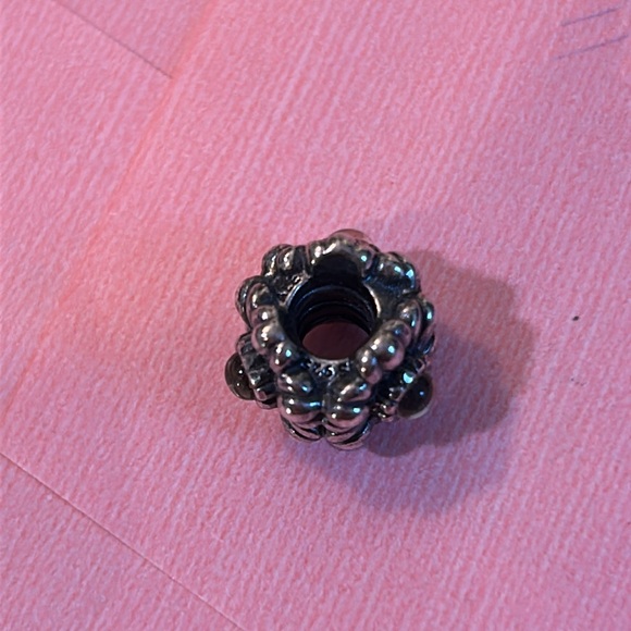 Pandora Birthday Blooms Rock Crystal Charm Retired Birthstone Charm - Picture 3 of 3